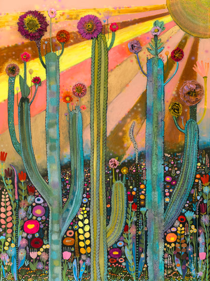 Desert Garden - Canvas Print