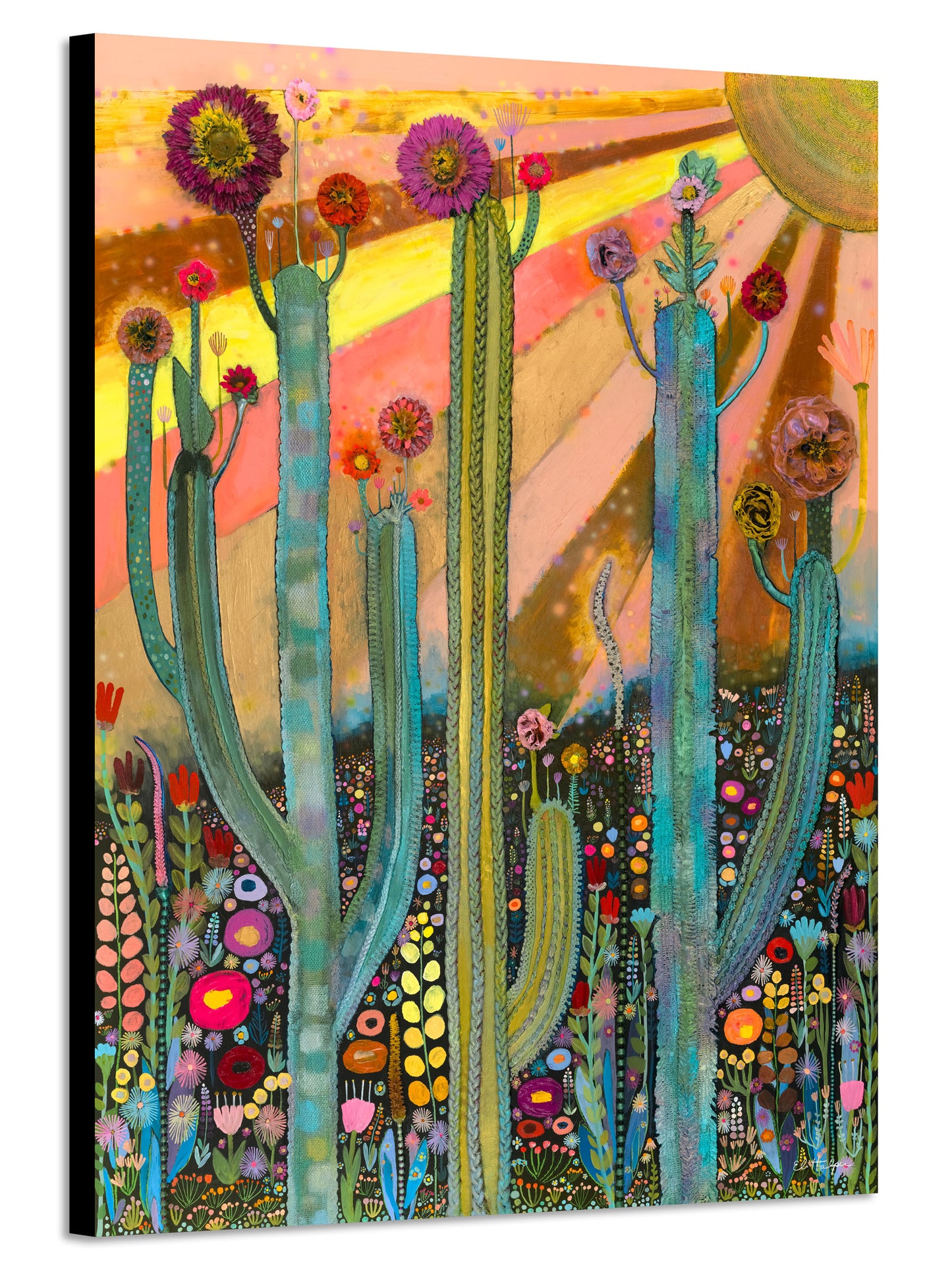 Desert Garden - Canvas Print