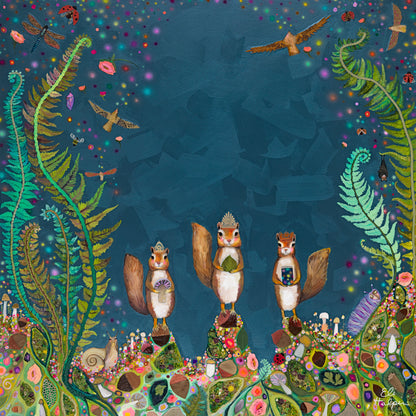 Fiddlehead Ferns - Canvas Print