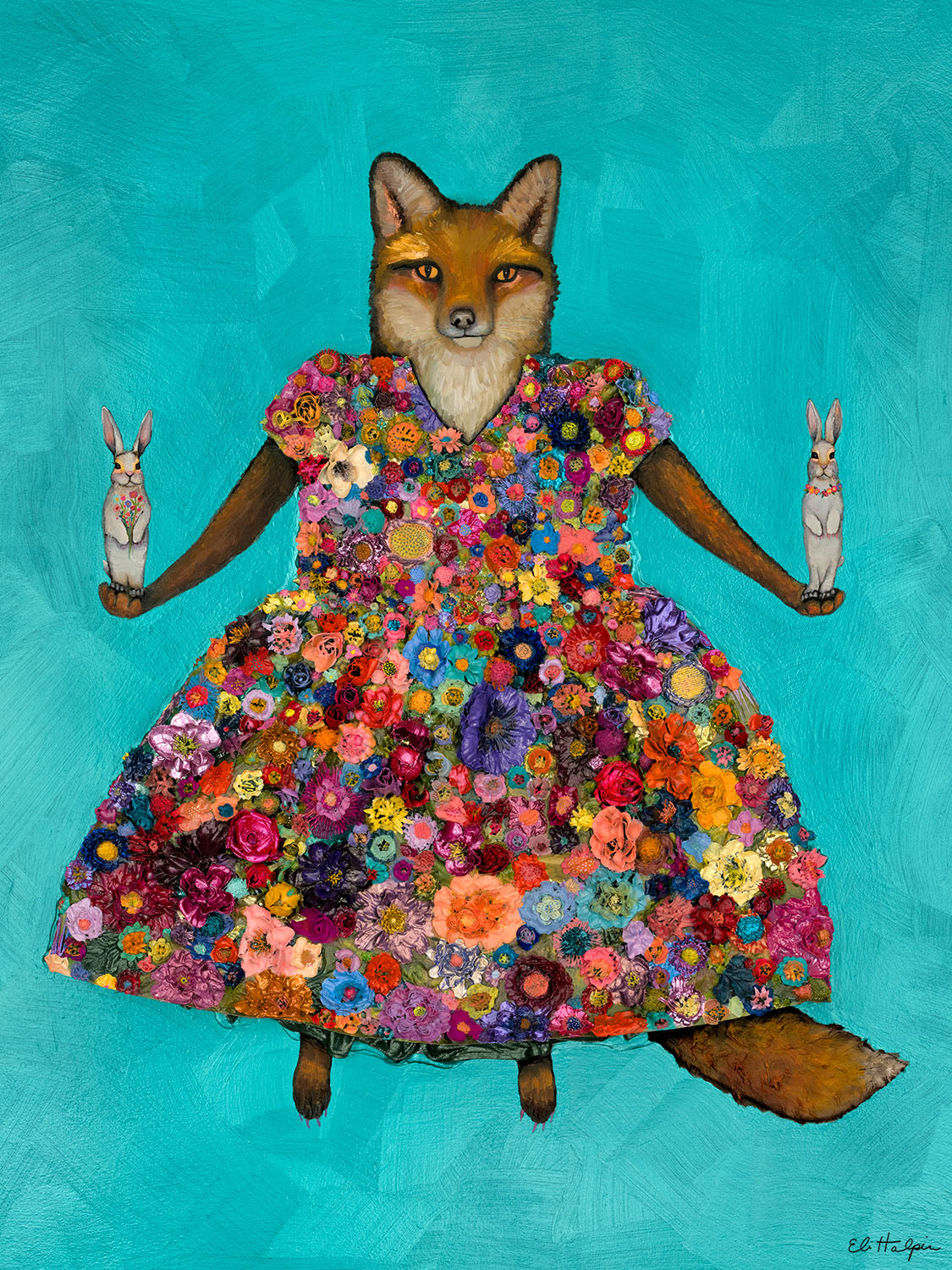 Fox Dressed - Canvas Print