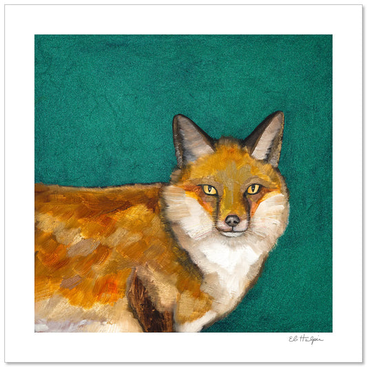 Foxy - Signed Paper Print