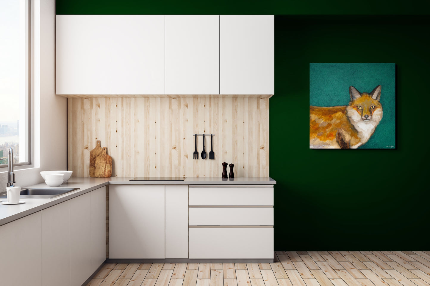 Foxy - Canvas Print