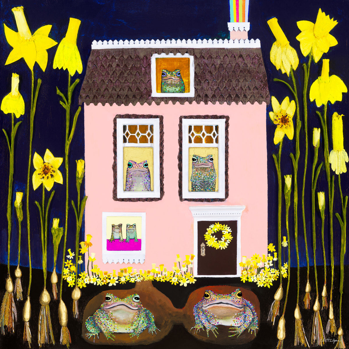 Frog's House - Canvas Print