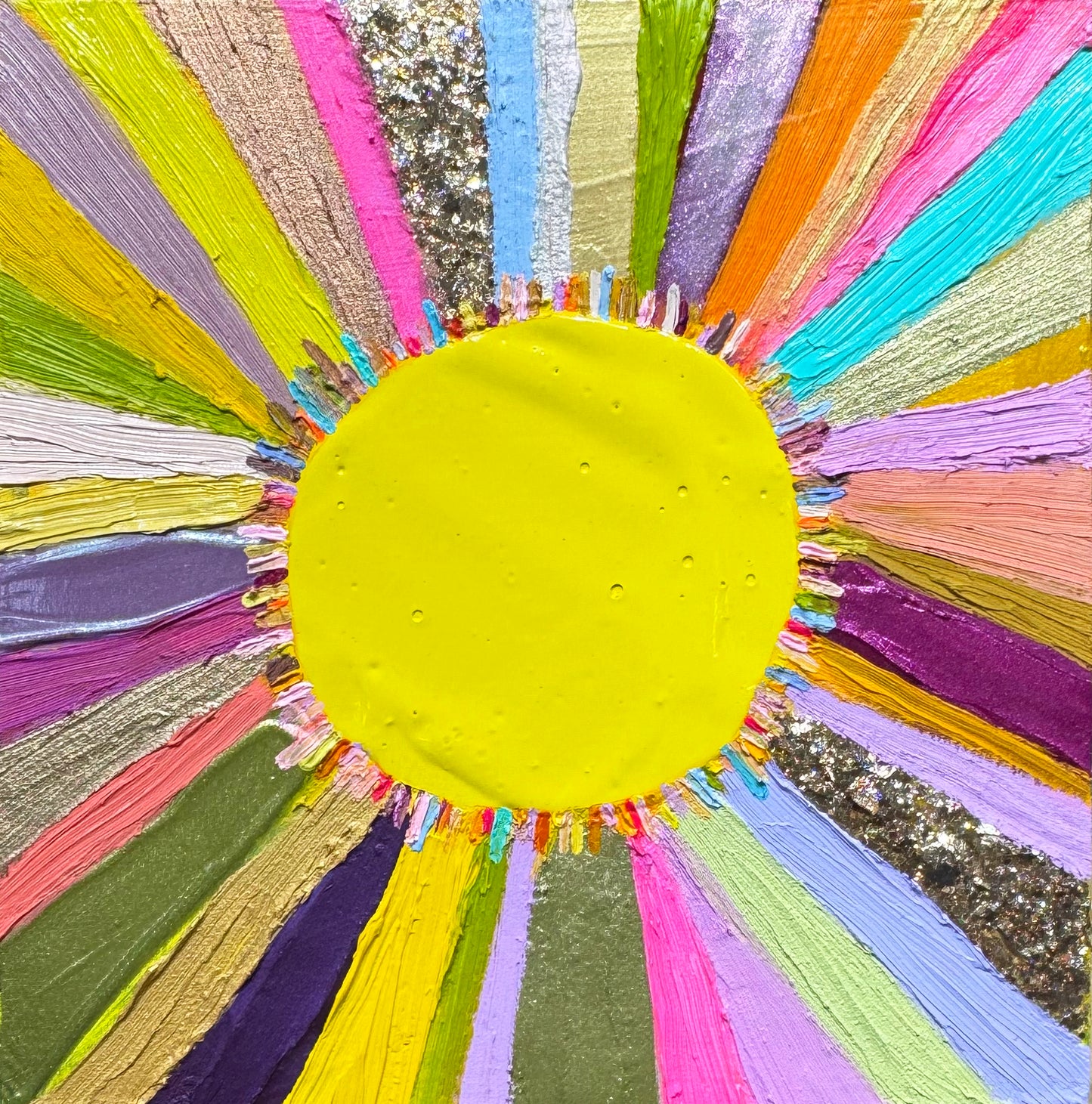 Glowing - 5.75 x 5.75" - Oil Painting