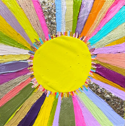 Glowing - 5.75 x 5.75" - Oil Painting