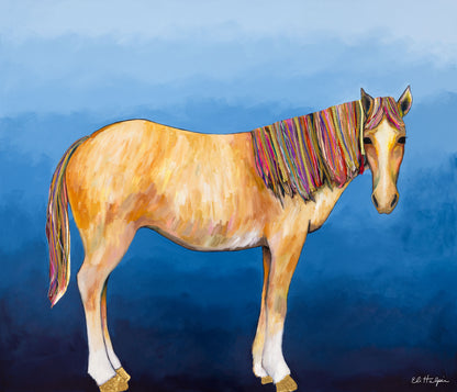 Gold Shoes - Canvas Print