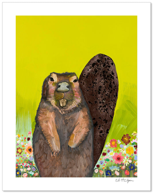 Gold Teeth - Signed Paper Print