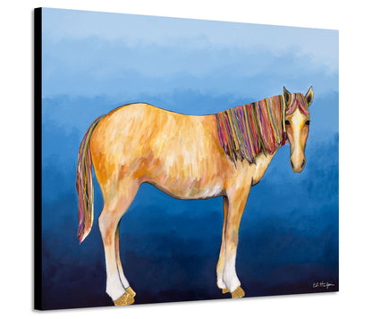 Gold Shoes - Canvas Print