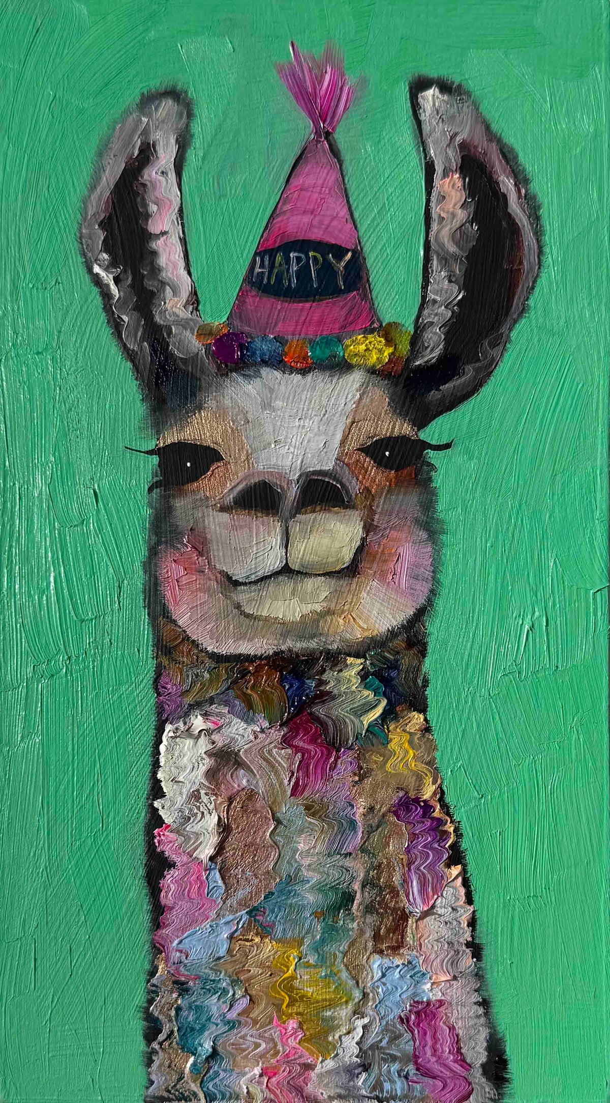 Happy - 6x12" - Oil Painting