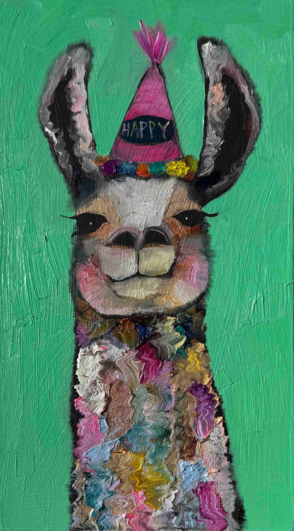 Happy - 6x12" - Oil Painting