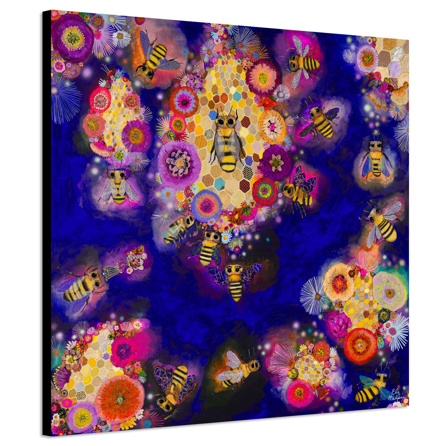 Bees With Ball Gown Wings - Canvas Print