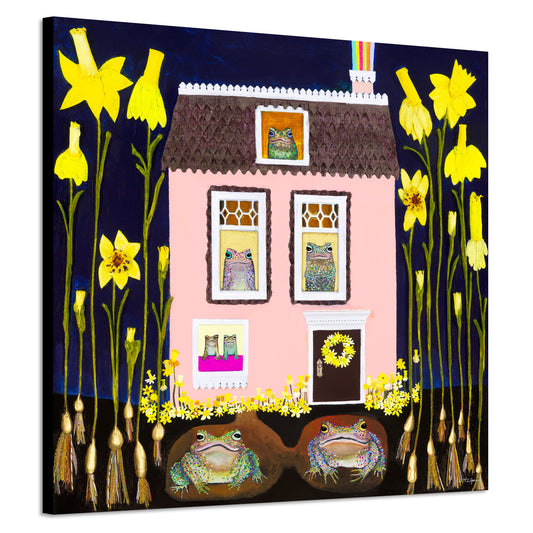 Frog's House - Canvas Print