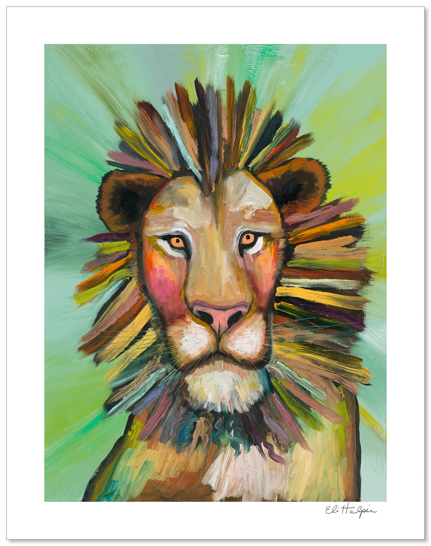 Lion - Signed Paper Print