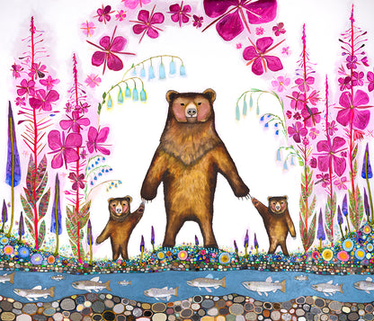 Mama Bear 84x72"- Oil Painting