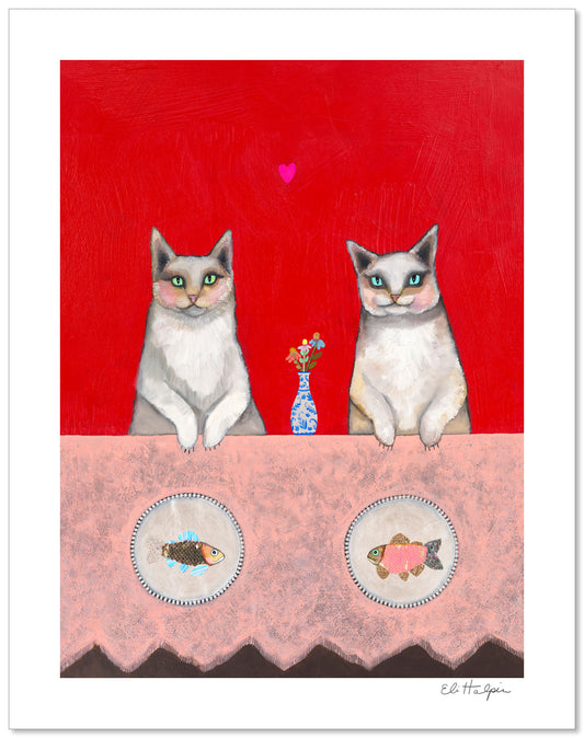 Meaty Snacks - Signed Paper Print