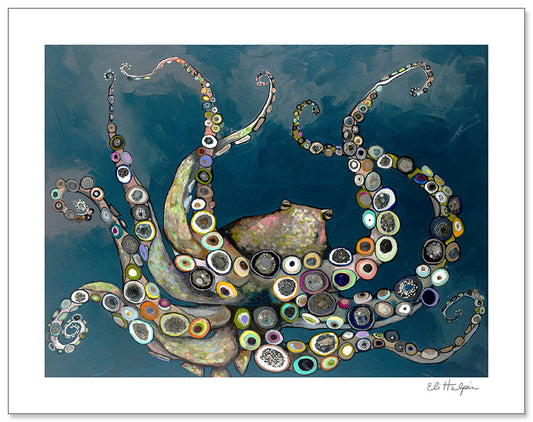 Octopus 2 - Signed Paper Print