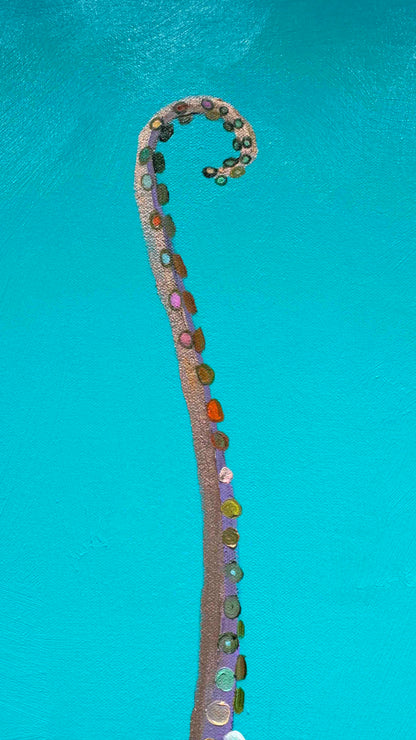 Octopus Arms 33x44" - Oil Painting