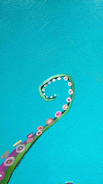 Octopus Arms 33x44" - Oil Painting