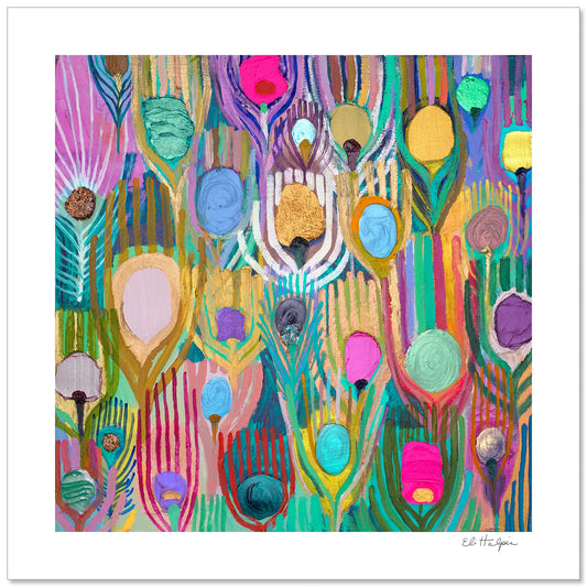 Peacock Wings 1 - Signed Paper Print