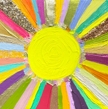 Phosphorescence - 5.75 x 5.75" - Oil Painting