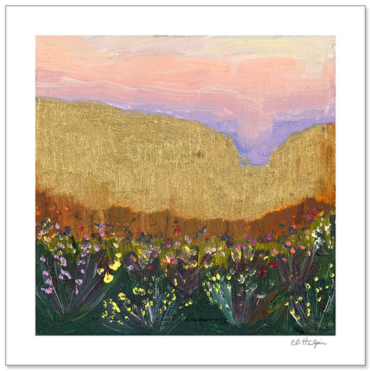 Pink Desert Sky - Signed Paper Print