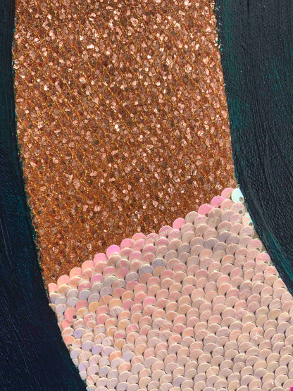 Pink Snake 36x48" - Oil Painting
