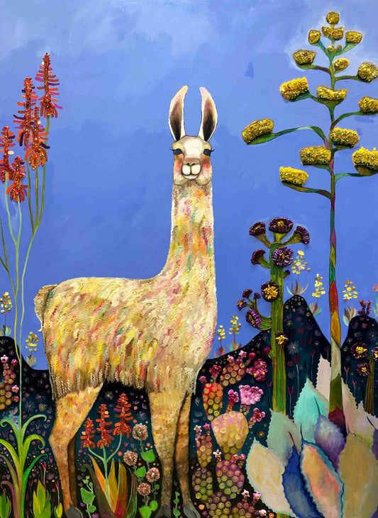 Tall Girl 7' x 5' - Oil Painting