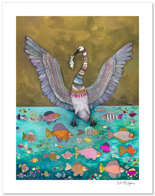 Trumpeter Swan - Signed Paper Print