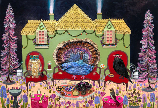 Turkey's House 60 x 42" - Oil Painting