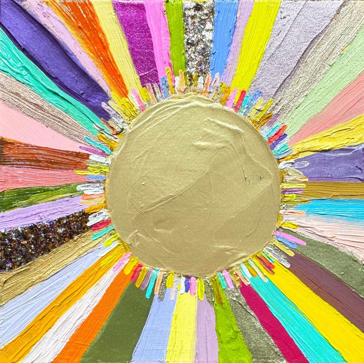 Ultra Violet - 5.75 x 5.75" - Oil Painting