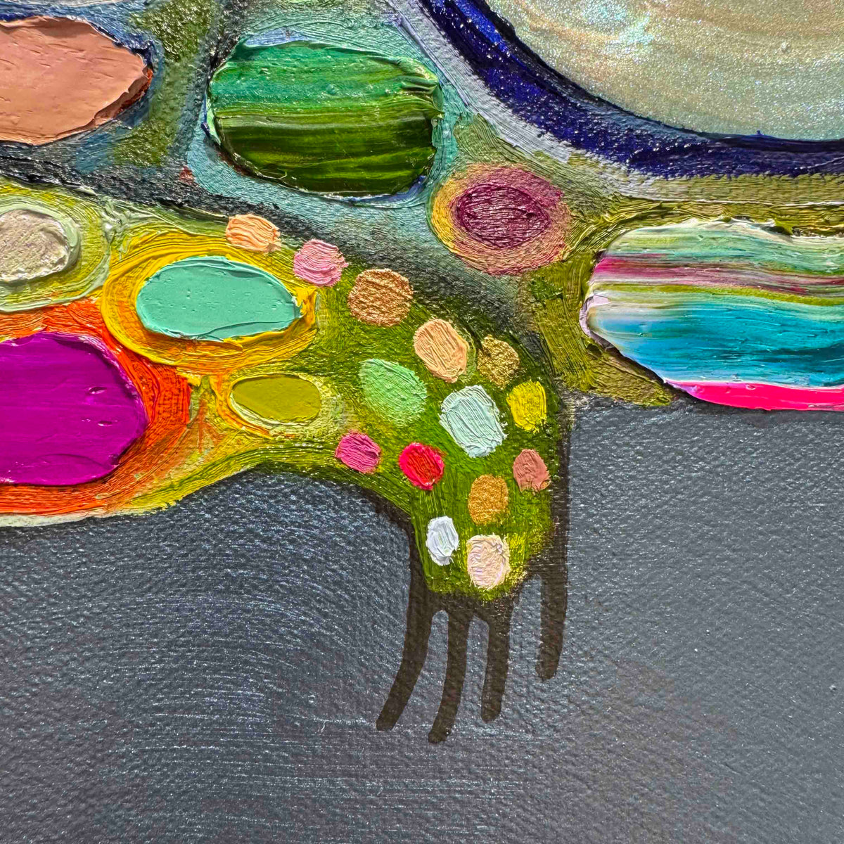 Alligator 6ft x 3ft - Oil Painting