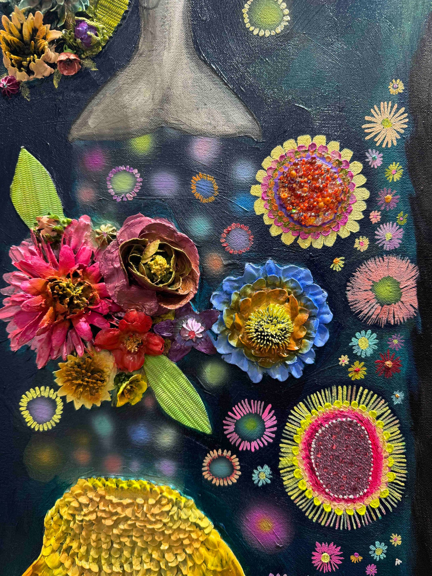 Year of the Dragon 60x60" - Oil Painting