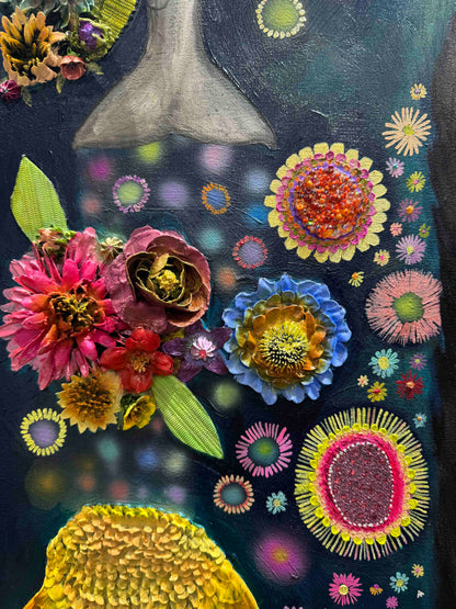 Year of the Dragon 60x60" - Oil Painting