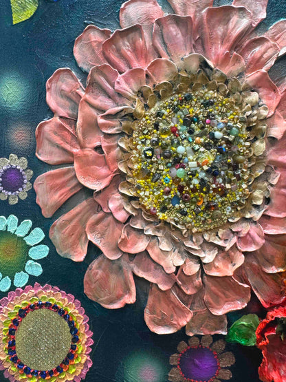 Year of the Dragon 60x60" - Oil Painting