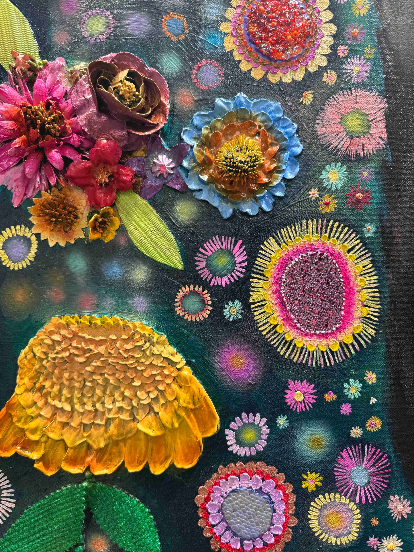 Year of the Dragon 60x60" - Oil Painting