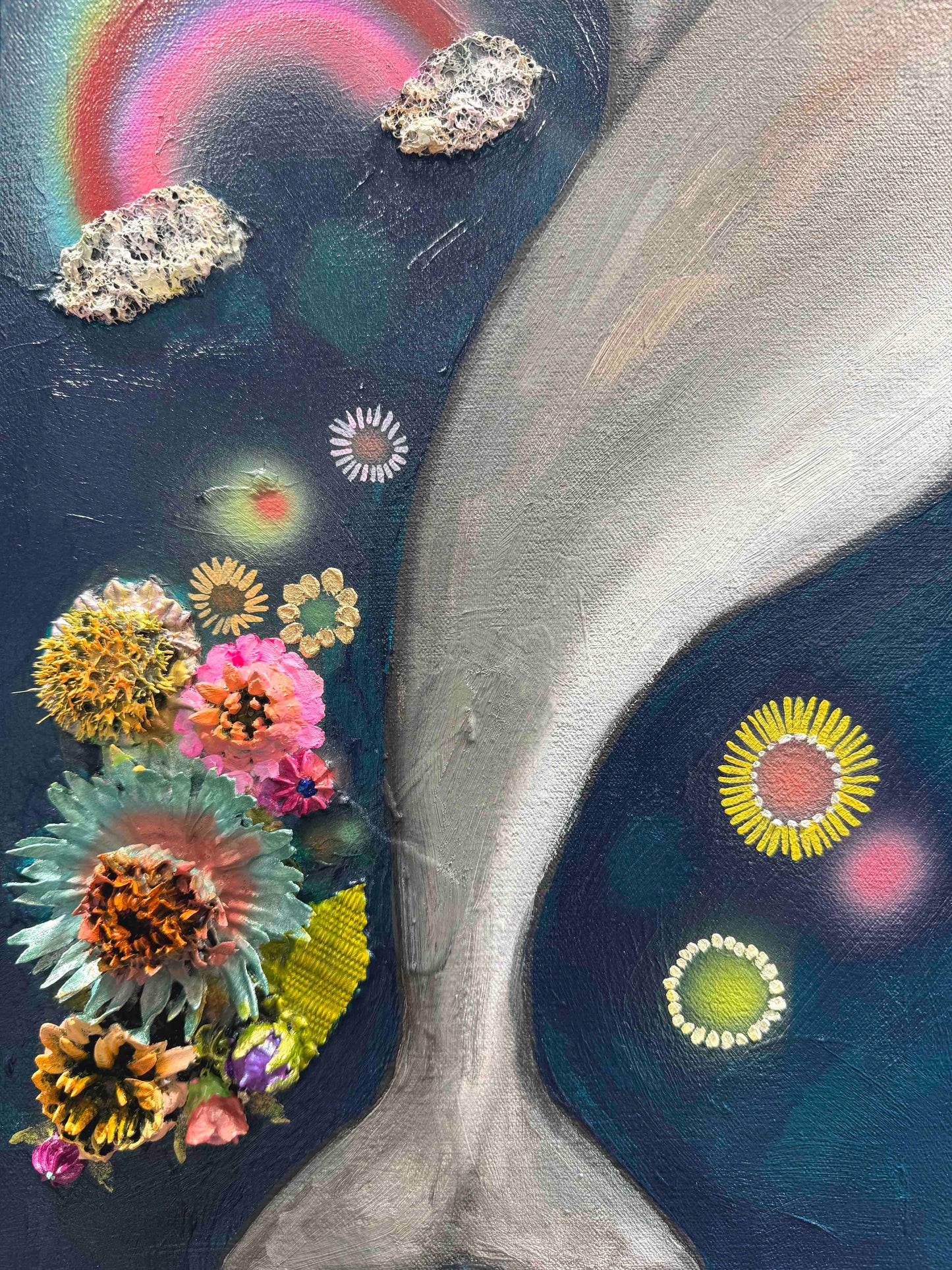 Year of the Dragon 60x60" - Oil Painting