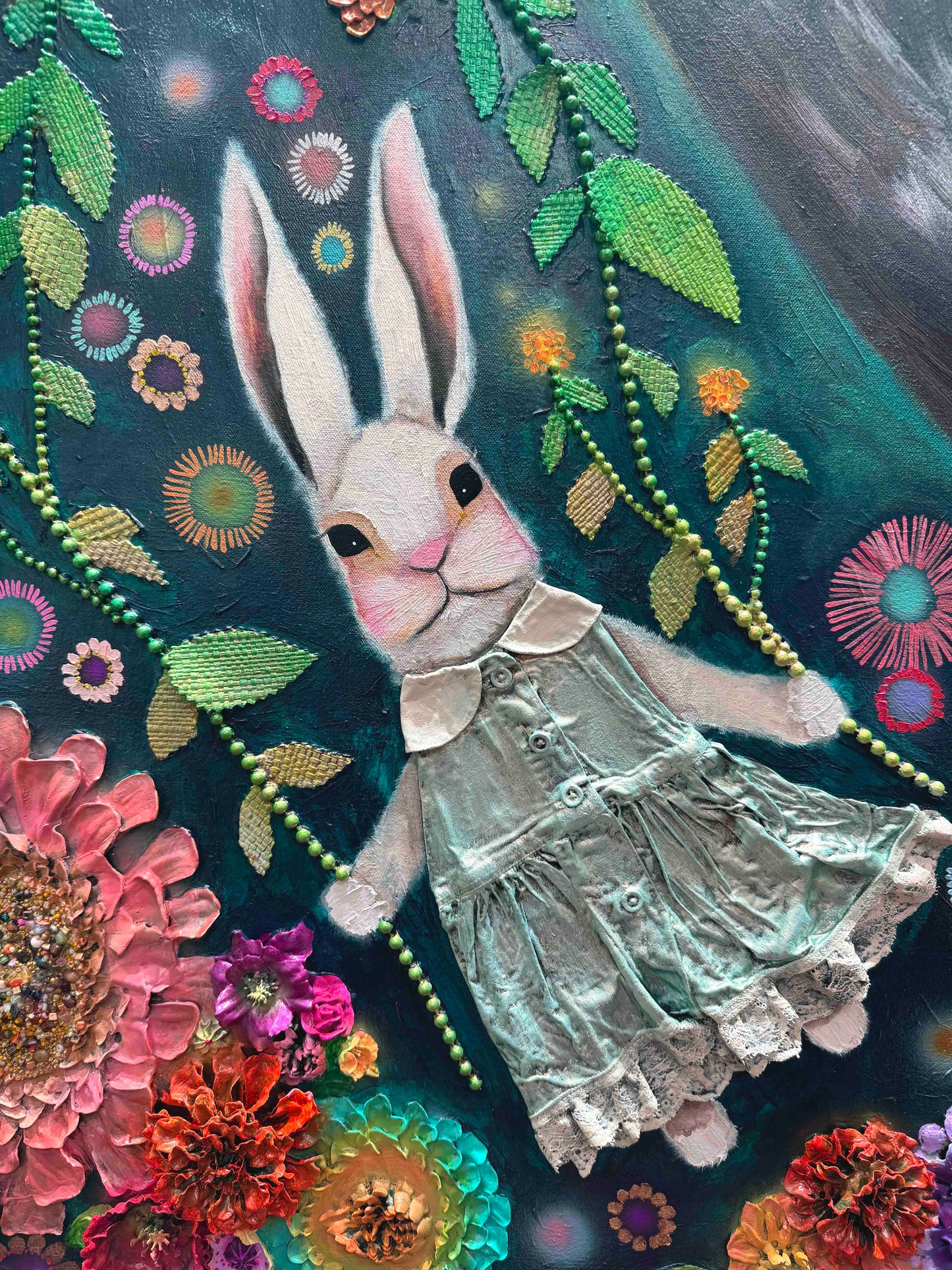 Year of the Dragon 60x60" - Oil Painting