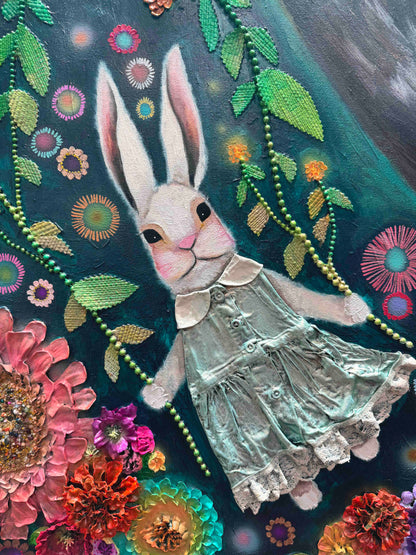 Year of the Dragon 60x60" - Oil Painting