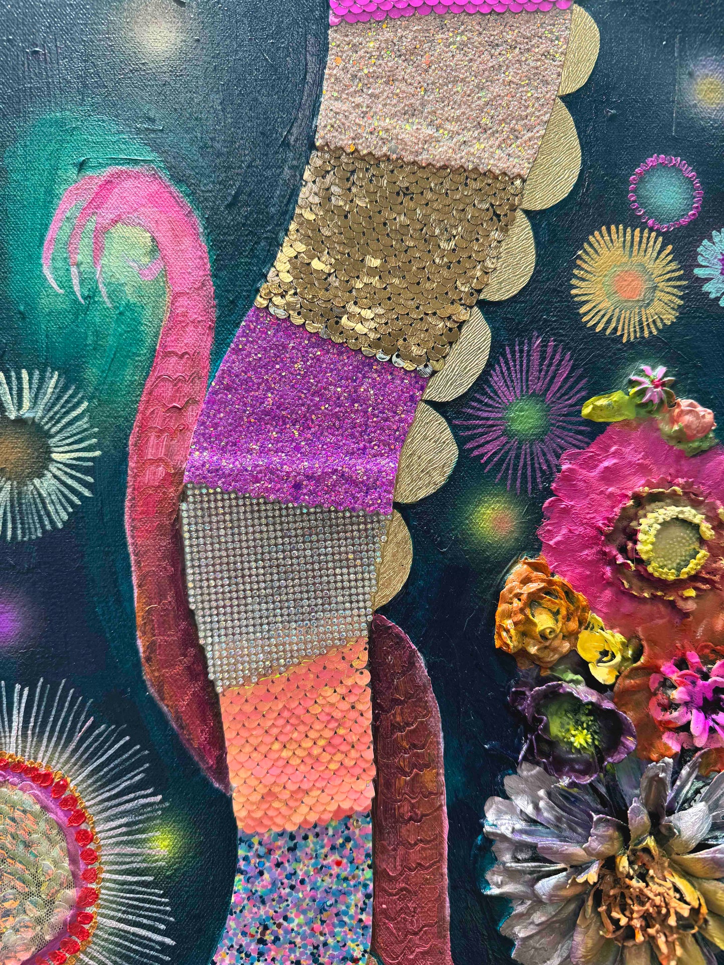 Year of the Dragon 60x60" - Oil Painting