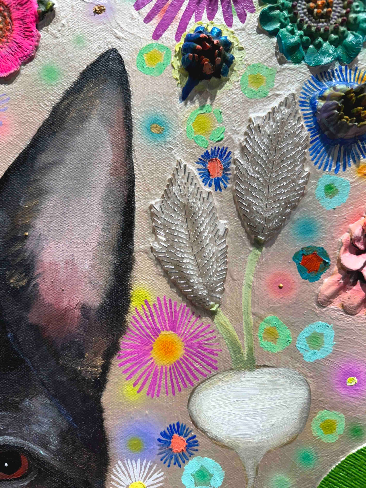 German Shepard 24 x 32" - Oil Painting