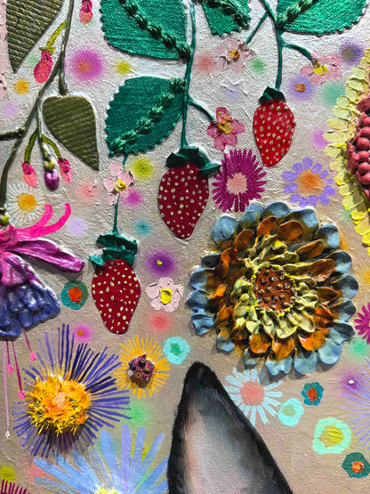 German Shepard 24 x 32" - Oil Painting