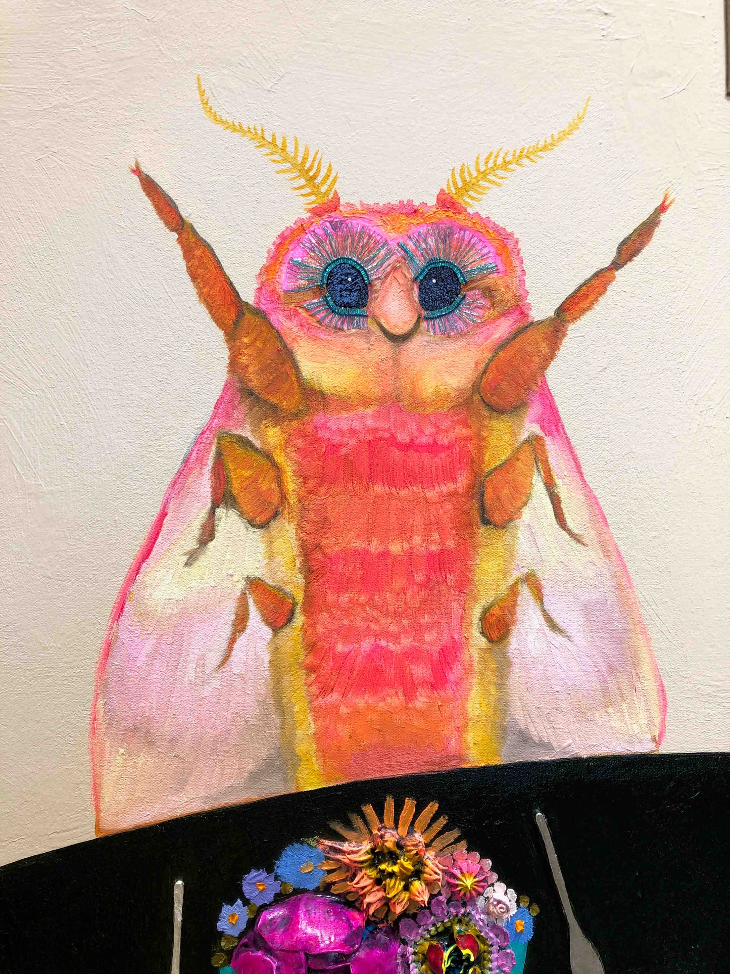 Caterpillar's House 48 x 60" - Oil Painting