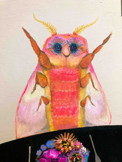 Caterpillar's House 48 x 60" - Oil Painting