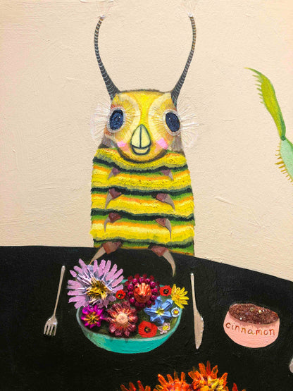 Caterpillar's House 48 x 60" - Oil Painting