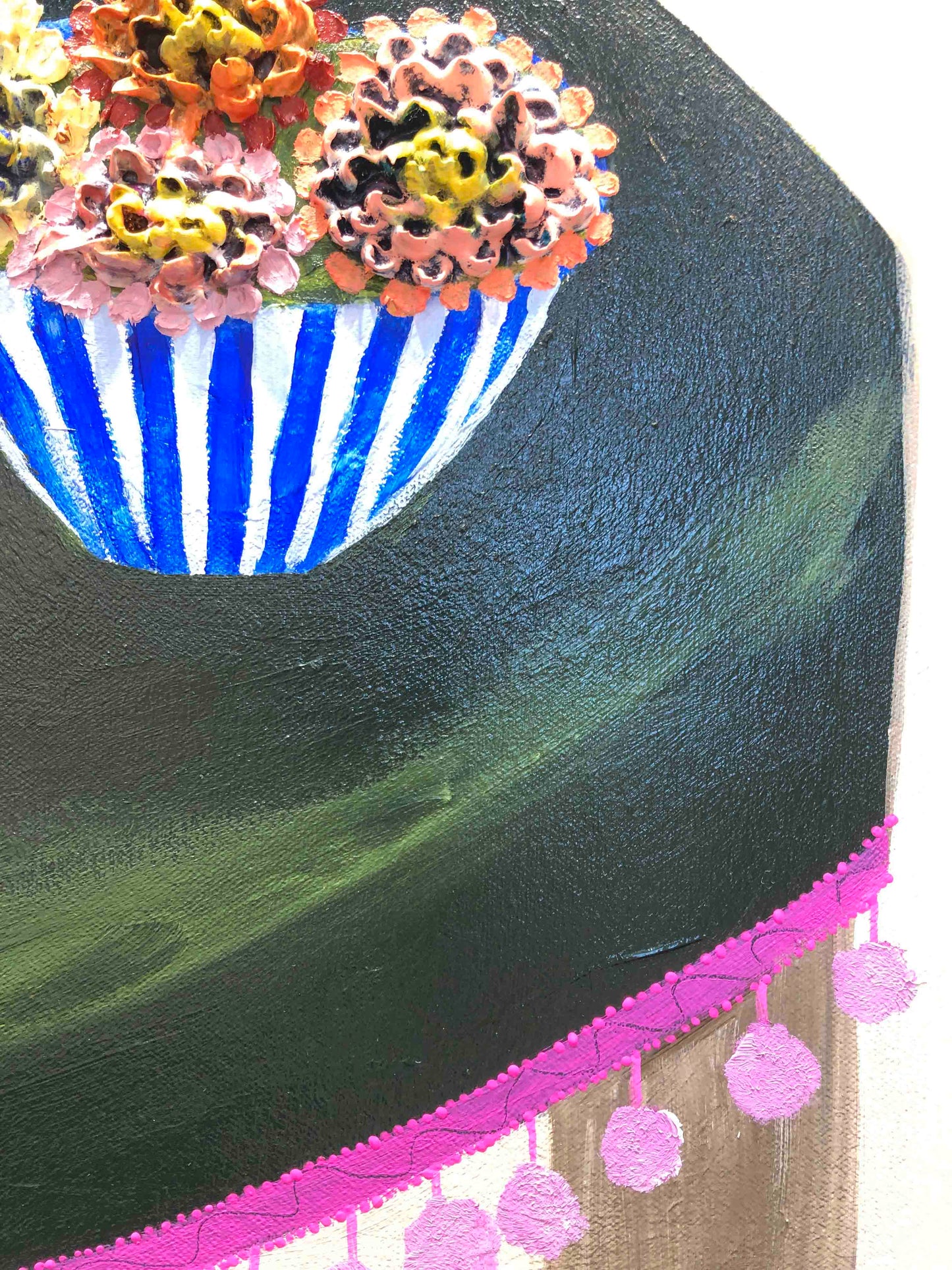 Caterpillar's House 48 x 60" - Oil Painting