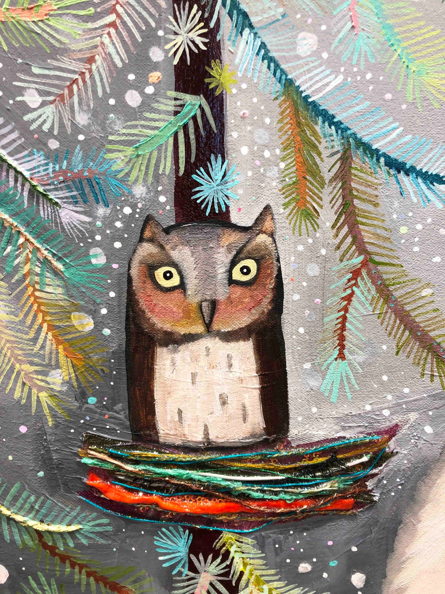 Cinnamon Buns 7' x 6' - Oil Painting