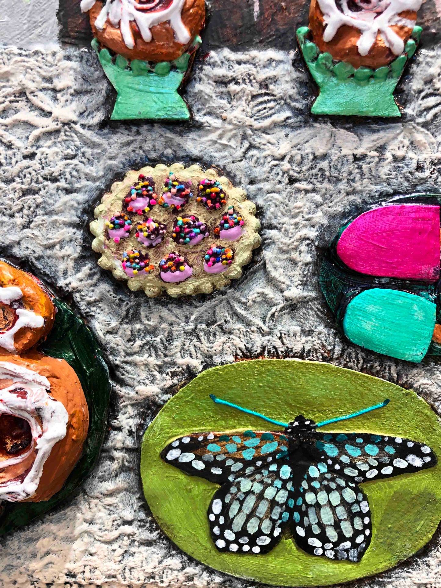 Cinnamon Buns 7' x 6' - Oil Painting