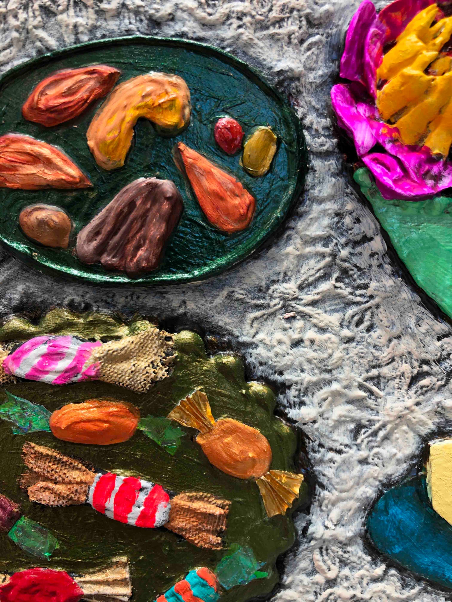 Cinnamon Buns 7' x 6' - Oil Painting