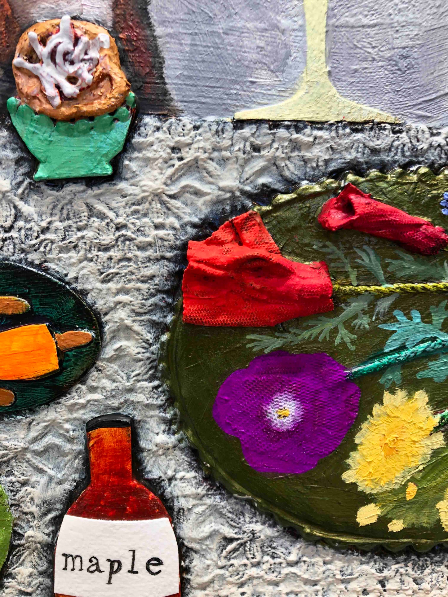 Cinnamon Buns 7' x 6' - Oil Painting