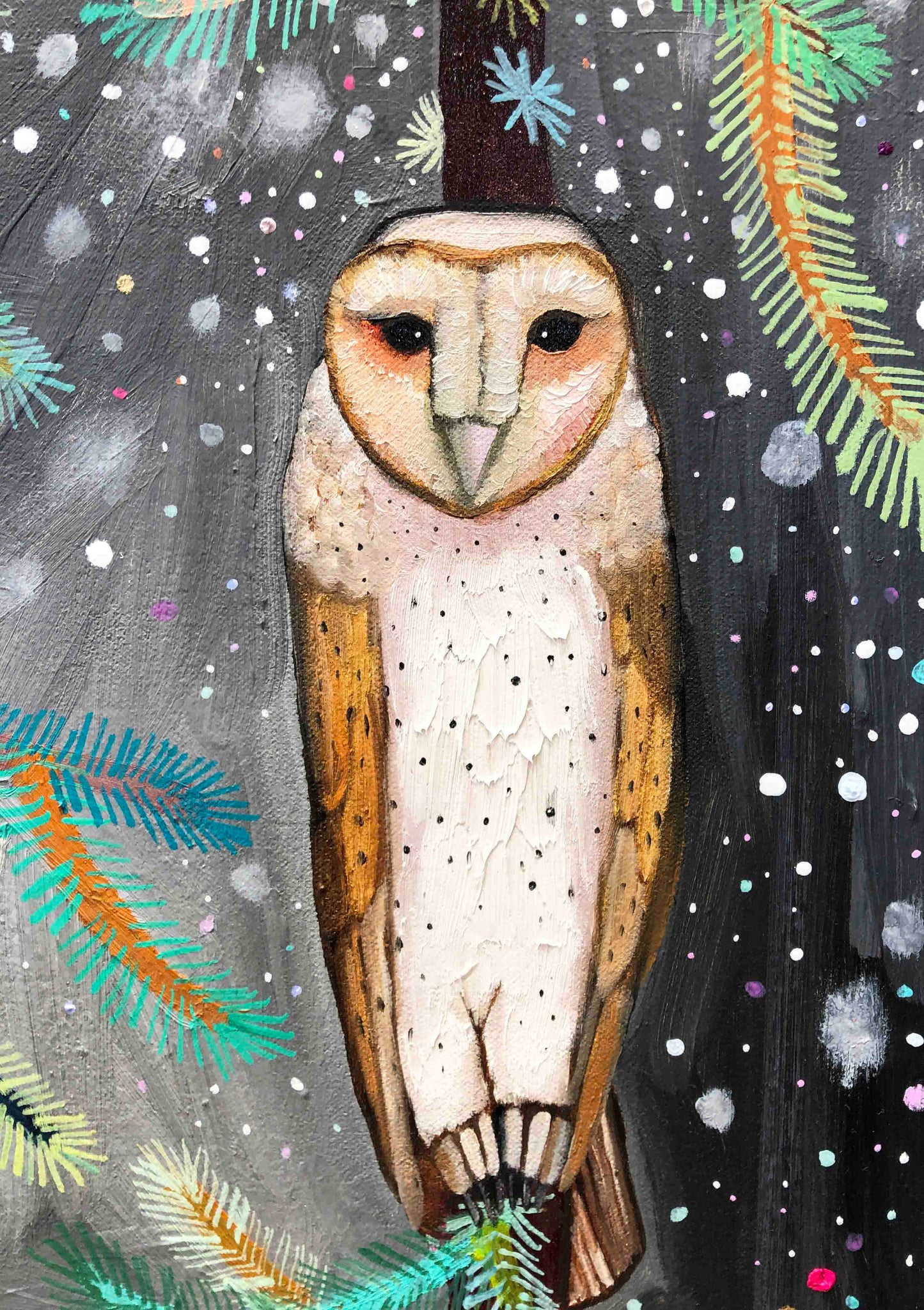 Cinnamon Buns 7' x 6' - Oil Painting